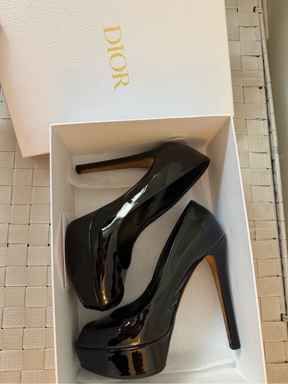 Christian Dior Miss Dior Patent Leather Pumps